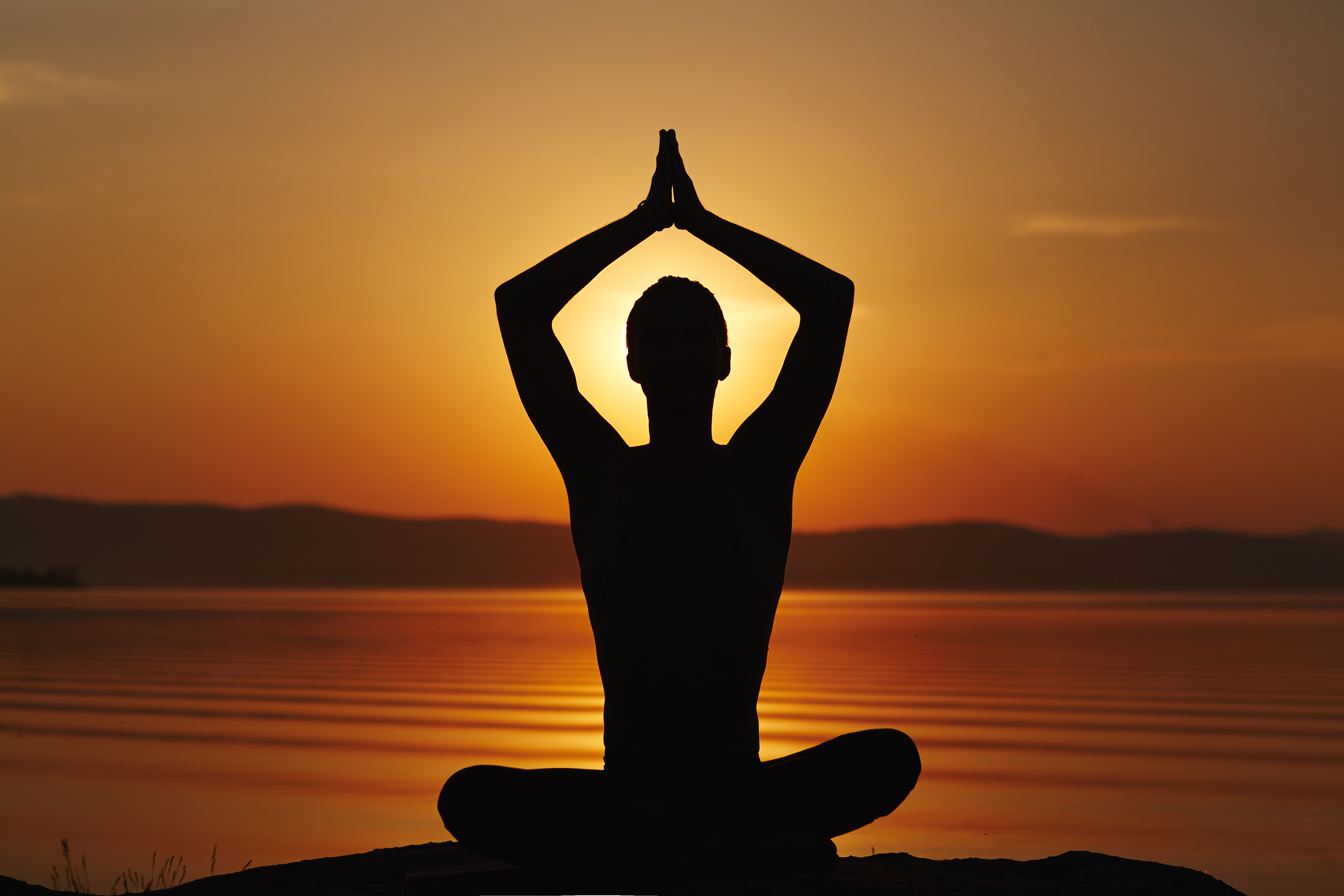 Yoga by the water