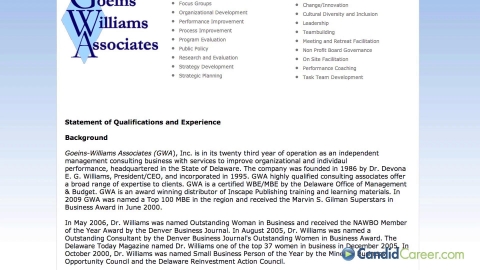 Performance Consultant